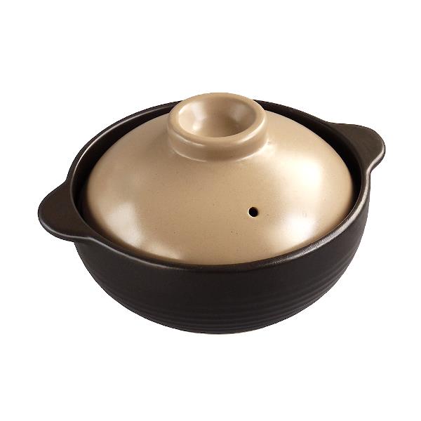 ご飯も炊ける土鍋 JITAN 直火専用 6号 1~2人用