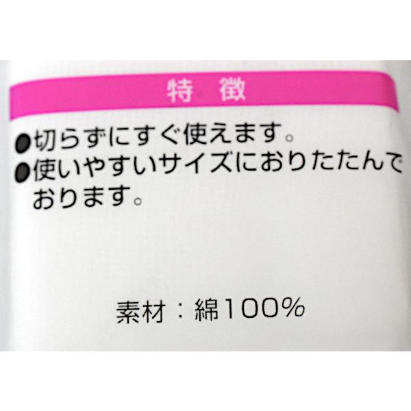折りガーゼ 5×5cm 10枚入 (100円ショップ 100円均一 100均一 100均)