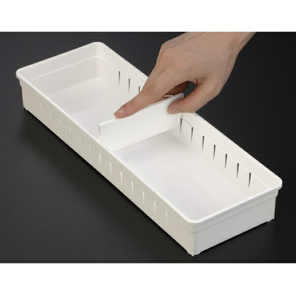 キッチントレー ワイド（34．8×12×高さ5cm） ホワイト (100円ショップ 100円均一 100均一 100均)