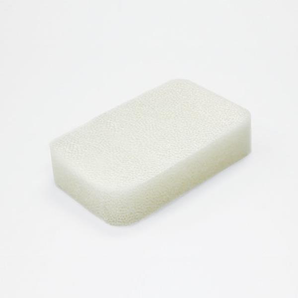 日本製のキッチンスポンジ ホワイト 11×7×厚み2.5cm (100円ショップ 100円均一 100均一 100均)