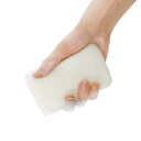 日本製のキッチンスポンジ ホワイト 11×7×厚み2.5cm (100円ショップ 100円均一 100均一 100均)