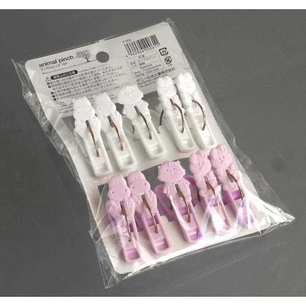 アニマルピンチ 10個入 (100円ショップ 100円均一 100均一 100均)