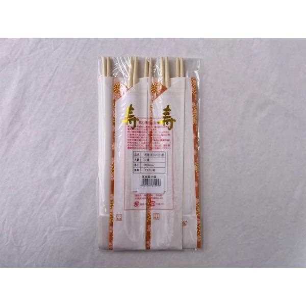 祝箸 花くらべ三つ折 5膳入 (100円ショップ 100円均一 100均一 100均)