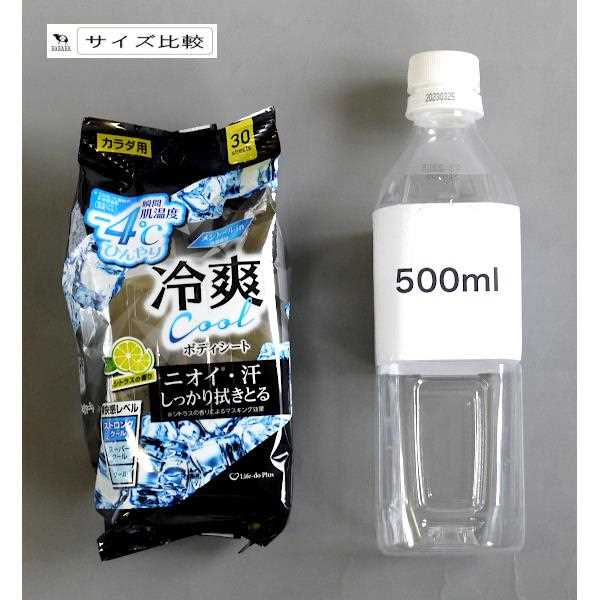 冷爽ボディシート シトラスの香り 20×20c...の紹介画像2