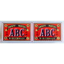 並型マッチ ABC 6箱入 (100円ショップ 100円均一 100均一 100均)