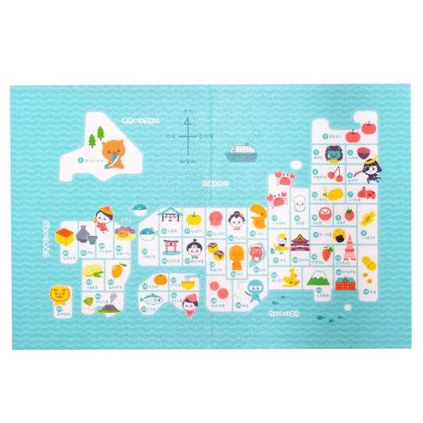 おふろポスター にほんちず 50×32.5cm (100円ショップ 100円均一 100均一 100均)