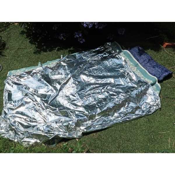 緊急簡易ブランケット 静音タイプ 130×210cm 2枚入 bababa-10028021 100円雑貨&日用品卸-BABABA サンプル画像3