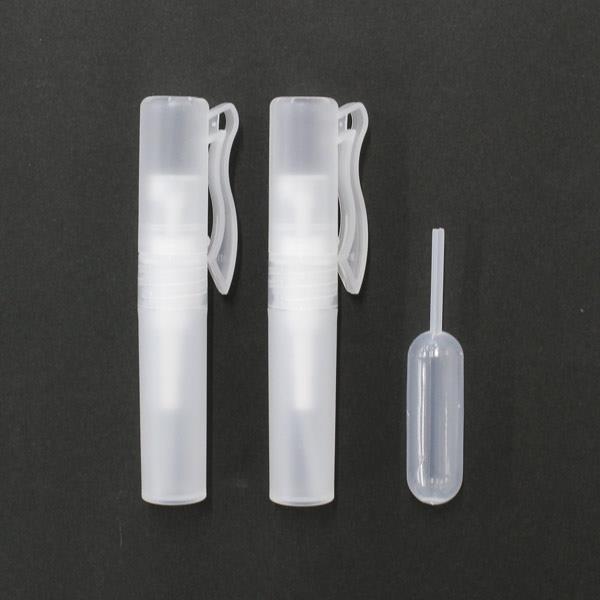 詰め替え用スプレーボトル 容量5mL 2個入 スポイト付 (100円ショップ 100円均一 100均一 100均)