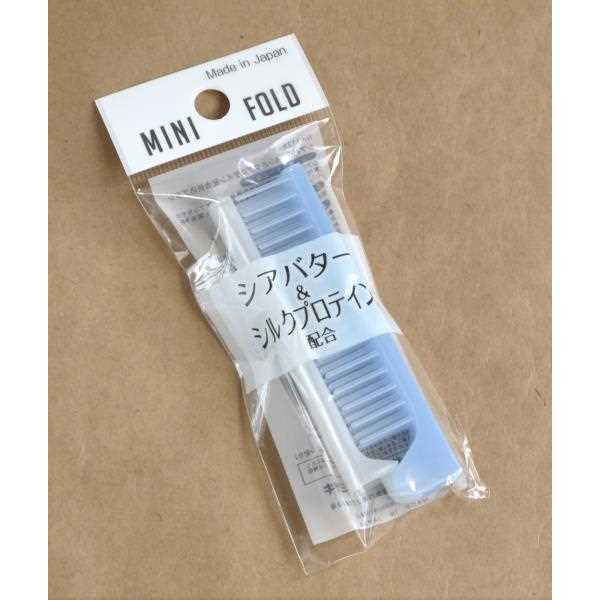 折込ブラシ シアバター&シルクプロテイン配合 9.5cm ［色指定不可］ (100円ショップ 100円均一 100均一 100均)