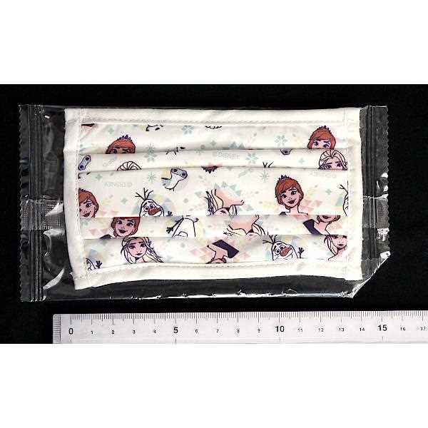 接触冷感プレミアムマスク アナ雪 子供サイズ (100円ショップ 100円均一 100均一 100均)