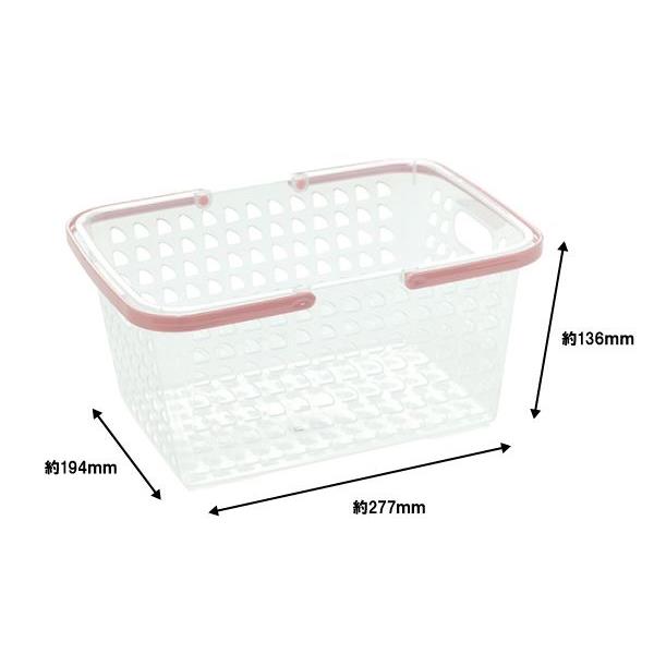 aカラーバスケット 001 ASBP 19.4×27.7×高さ13.6cm ［色指定不可］
