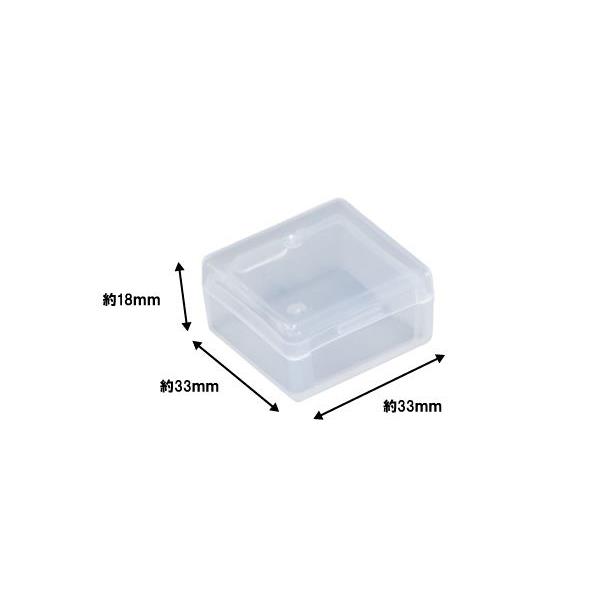 並べてカスタム小物収納ケース インナーE クリア 3.3×3.3×高さ1.8cm 6個入 (100円ショップ 100円均一 100均一 100均)