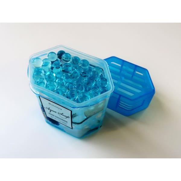 消臭ビーズ アットショウシュウ アクアソープの香り 200g (100円ショップ 100円均一 100均一 100均)