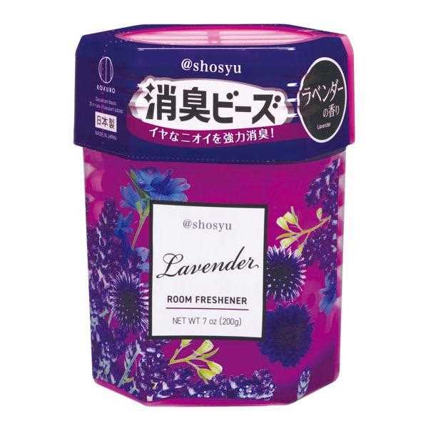 消臭ビーズ アットショウシュウ ラベンダーの香り 200g (100円ショップ 100円均一 100均一 100均)