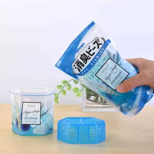 消臭ビーズ 詰替用 アットショウシュウ アクアソープの香り 300g (100円ショップ 100円均一 100均一 100均)