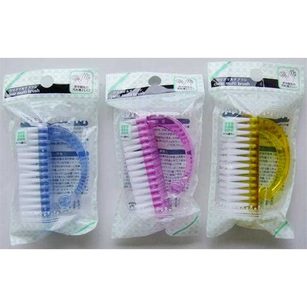 クリアマルチブラシ ［色指定不可］ (100円ショップ 100円均一 100均一 100均)