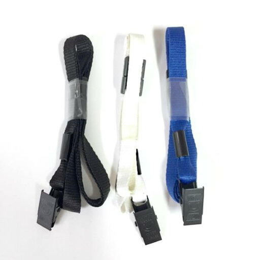名札用ストラップ 金属製クリップ付 3本入 (100円ショップ 100円均一 100均一 100均) 名札用ストラップ 金属製クリップ付 3本入 (100円ショップ 100円均一 100均一 100均)