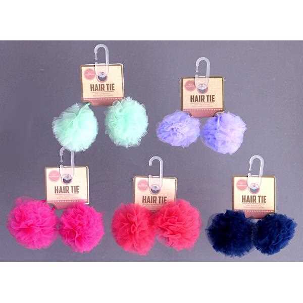 ポニー ふんわりボンボリ ［色指定不可］ (100円ショップ 100円均一 100均一 100均)