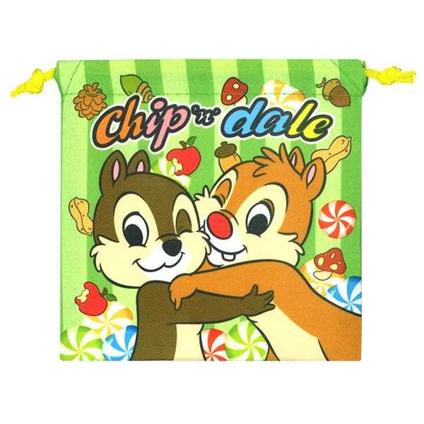 ディズニーオールスターカラフル巾着袋 15.5×15cm ［色柄指定不可］ (100円ショップ 100円均一 100均一 100均)