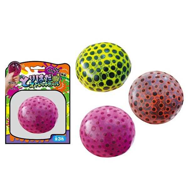 とりはだストレッチボール ［色指定不可］ (100円ショップ 100円均一 100均一 100均)のサムネイル