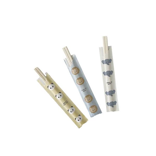 こども割り箸 アニマル 15膳入 (100円ショップ 100円均一 100均一 100均)