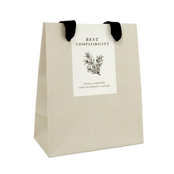 ペーパーバッグ ハーブ柄 15×12×マチ7cm ［色柄指定不可］ (100円ショップ 100円均一 100均一 100均)