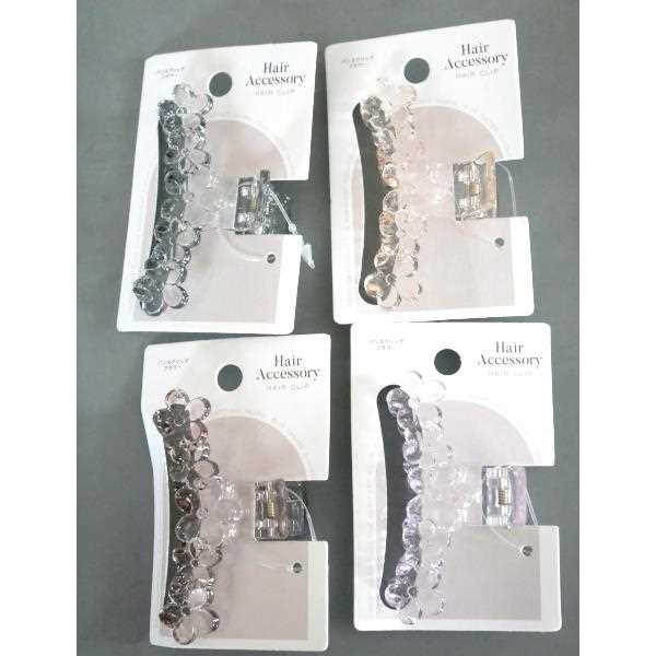 バンスクリップ フラワー ［色指定不可］ (100円ショップ 100円均一 100均一 100均)