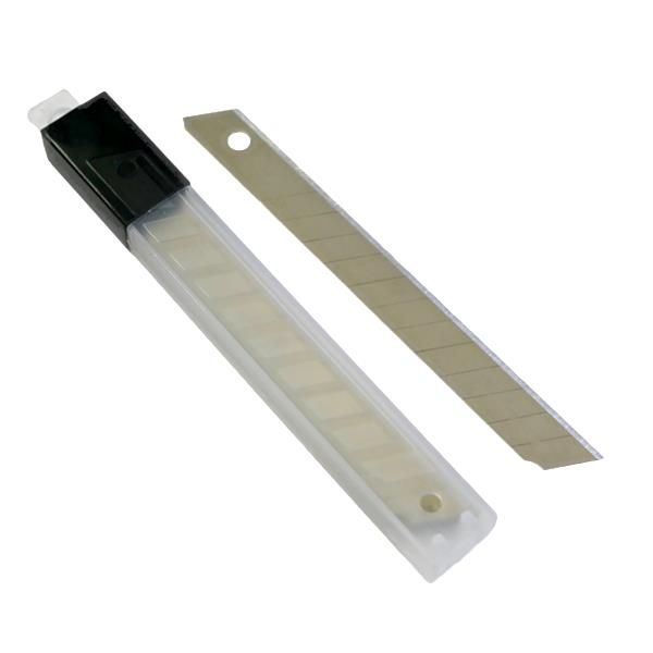 カッターナイフ用替刃 小 10枚入 (100円ショップ 100円均一 100均一 100均)