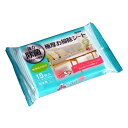 極厚除菌アルコールお掃除シート 20×30cm 15枚入 (100円ショップ 100円均一 100均一 100均)
