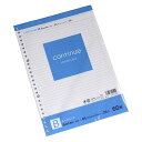 B5ルーズリーフ 6mm×36行 26穴 60枚入 (100円ショップ 100円均一 100均一 100均)