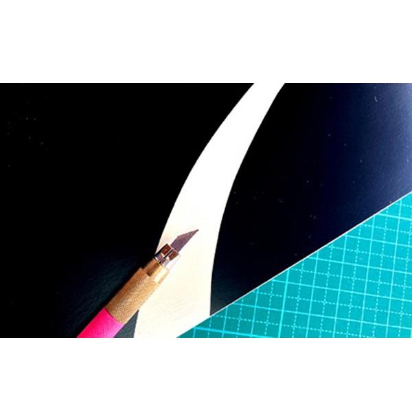 カッティングシート 黒 20×30cm (100円ショップ 100円均一 100均一 100均)