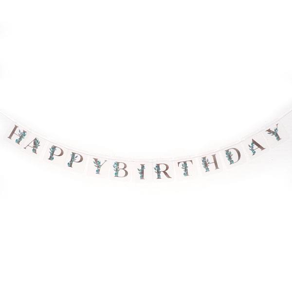 ガーランドクリア バースデー柄 FUN PARTY (100円ショップ 100円均一 100均一 100均)