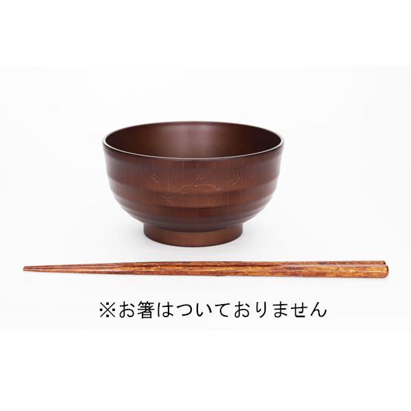 中丼 木目 夢うさぎ レンジ対応 満量500ml
