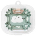 おかずカップ シマエナガ柄 角小(底面5.6×4×高さ3cm) 22枚入 (100円ショップ 100円均一 100均一 100均)