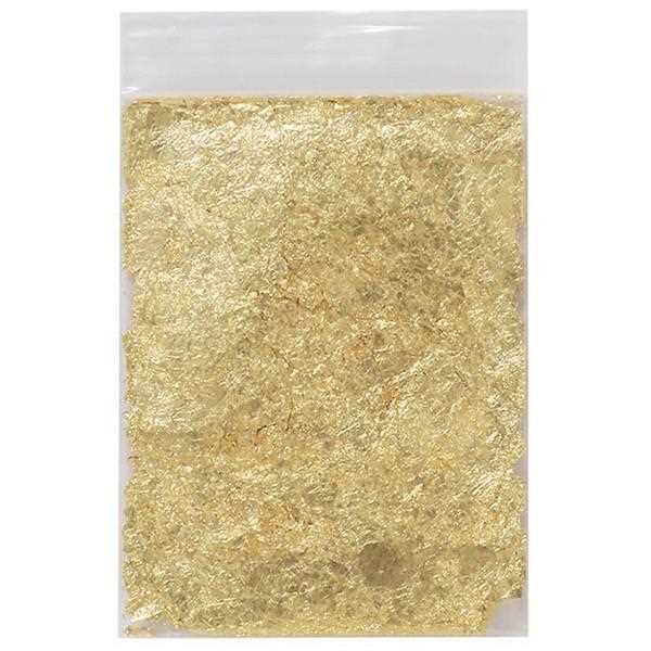 ヘア・ネイル用デザインフレーク 金色 1g (100円ショップ 100円均一 100均一 100均)
