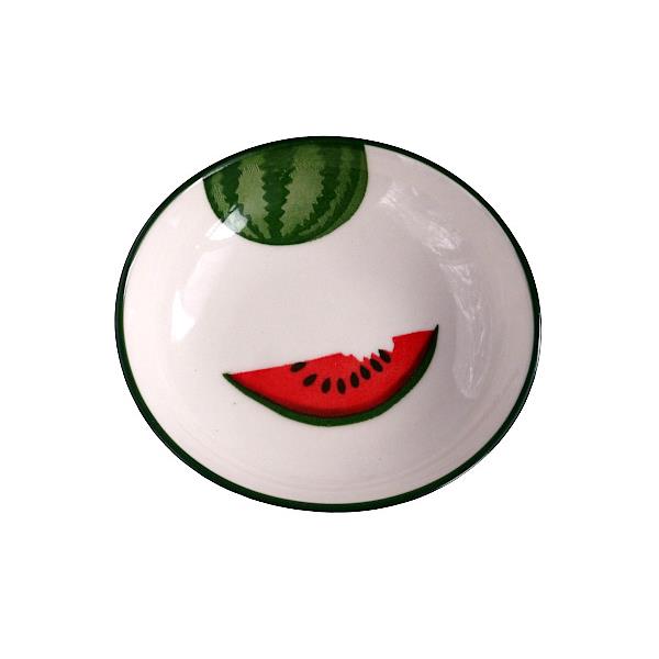 丸皿 スイカ 9.5cm (100円ショップ 100円均一 100均一 100均)