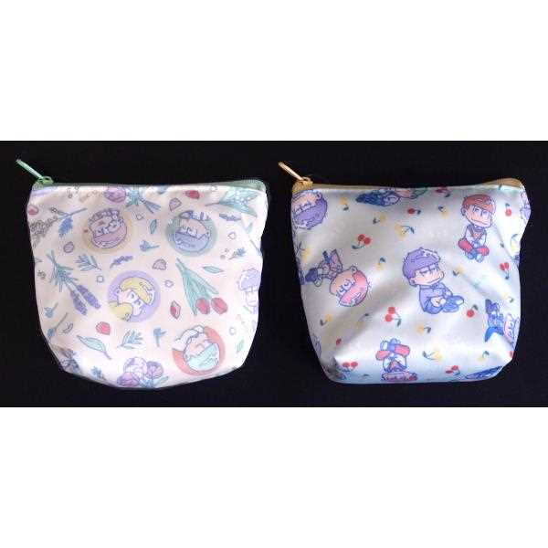 舟形ポーチ おそ松さん チル柄 9×12×マチ4cm ［色柄指定不可］ (100円ショップ 100円均一 100均一 100均)