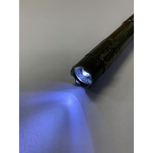 多機能ペン 緊急用 LEDライト+ホイッスル+0.7mm黒ボールペン ストラップ付 (100円ショップ 100円均一 100均一 100均)