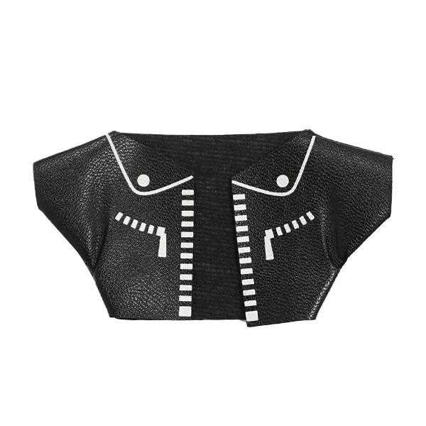 ぬい用レザー風ジャケット ヲタコレ (100円ショップ 100円均一 100均一 100均)