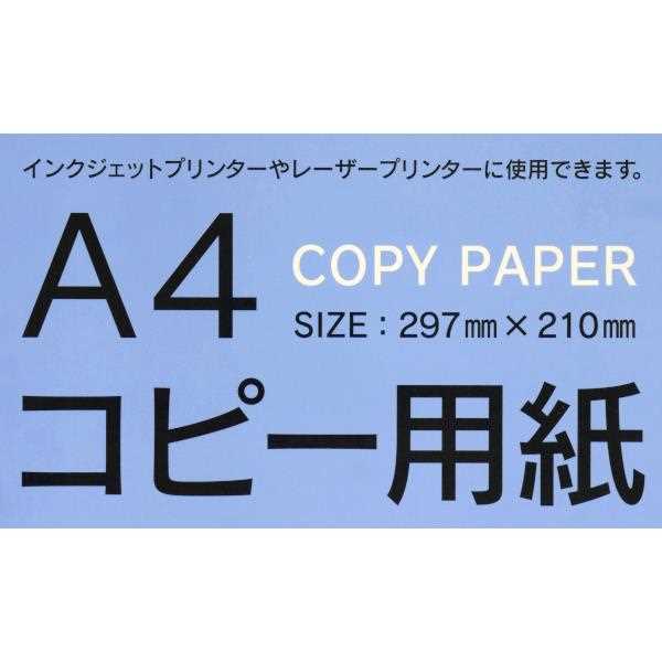 A4コピー用紙 60枚入 (100円ショップ 100円均一 100均一 100均)