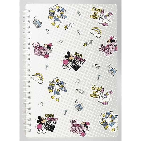 ミッキー&フレンズ A5ダブルリングノート 40枚 ［色柄指定不可］ (100円ショップ 100円均一 100均一 100均)