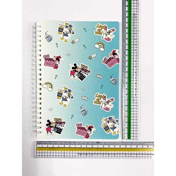 ミッキー&フレンズ A5ダブルリングノート 40枚 ［色柄指定不可］ (100円ショップ 100円均一 100均一 100均)