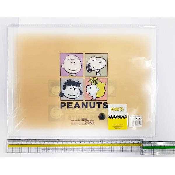 スヌーピードキュメントファイル TT 33.5×24cm ［色柄指定不可］ (100円ショップ 100円均一 100均一 100均)