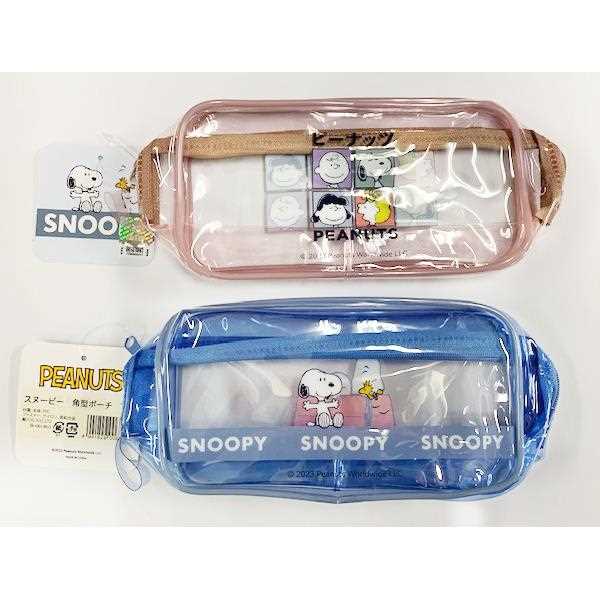 スヌーピー 角型ポーチ TT 9.5×18×マチ6.5cm ［色柄指定不可］ (100円ショップ 100...