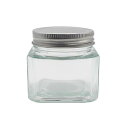 フタ付ガラス瓶 角型 容量250ml (100円ショップ 100円均一 100均一 100均)(3)