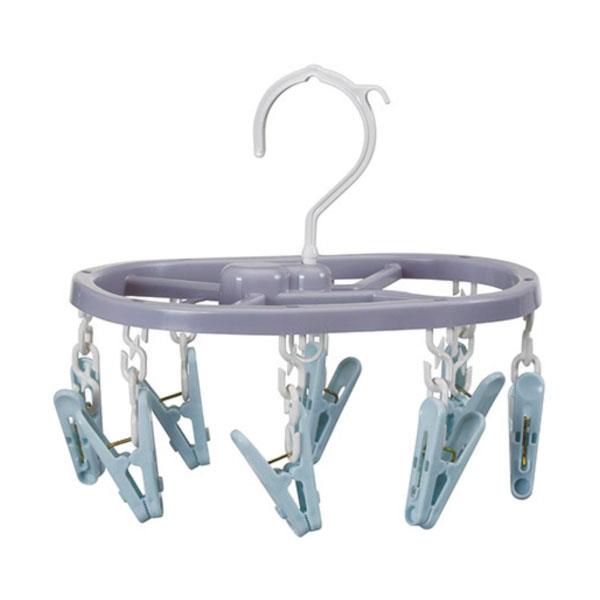 COCOSORA ミニハンガー ピンチ8個付 (100円ショップ 100円均一 100均一 100均)