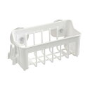 スポンジラック フック付 Q-BAN クールホワイト 18.7×7.5×高さ8.8cm (100円ショップ 100円均一 100均一 100均)