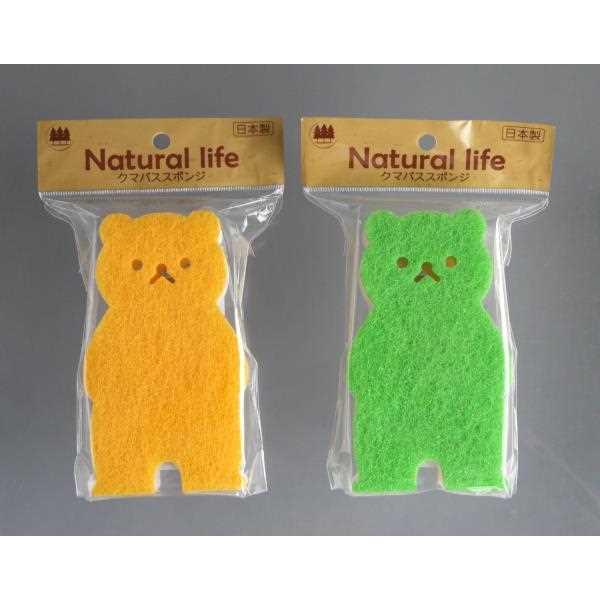 クマスポンジ ［色指定不可］ (100円ショップ 100円均一 100均一 100均)