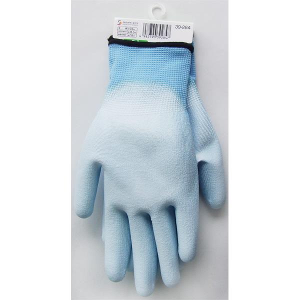 素手感覚フィット&グリップ感手袋 ウレタンスベリ止め Mサイズ ［色指定不可］ (100円ショップ 100円均一 100均一 100均)