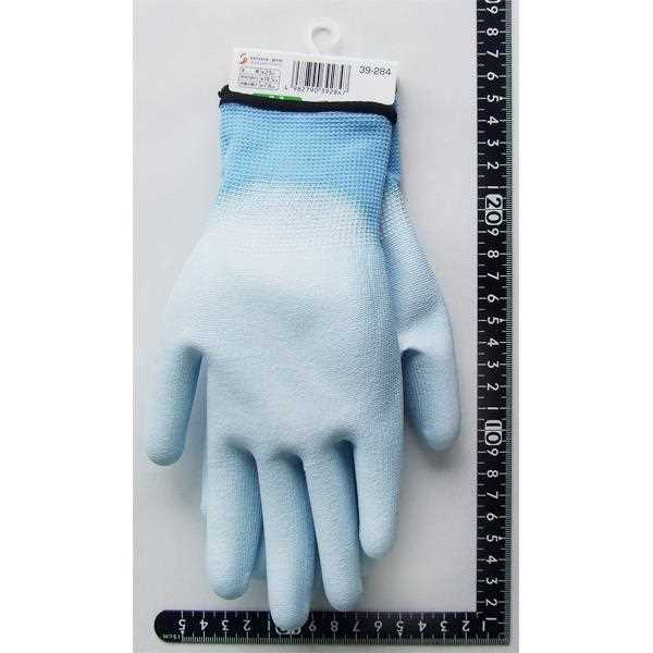 素手感覚フィット&グリップ感手袋 ウレタンスベリ止め Mサイズ ［色指定不可］ (100円ショップ 100円均一 100均一 100均)